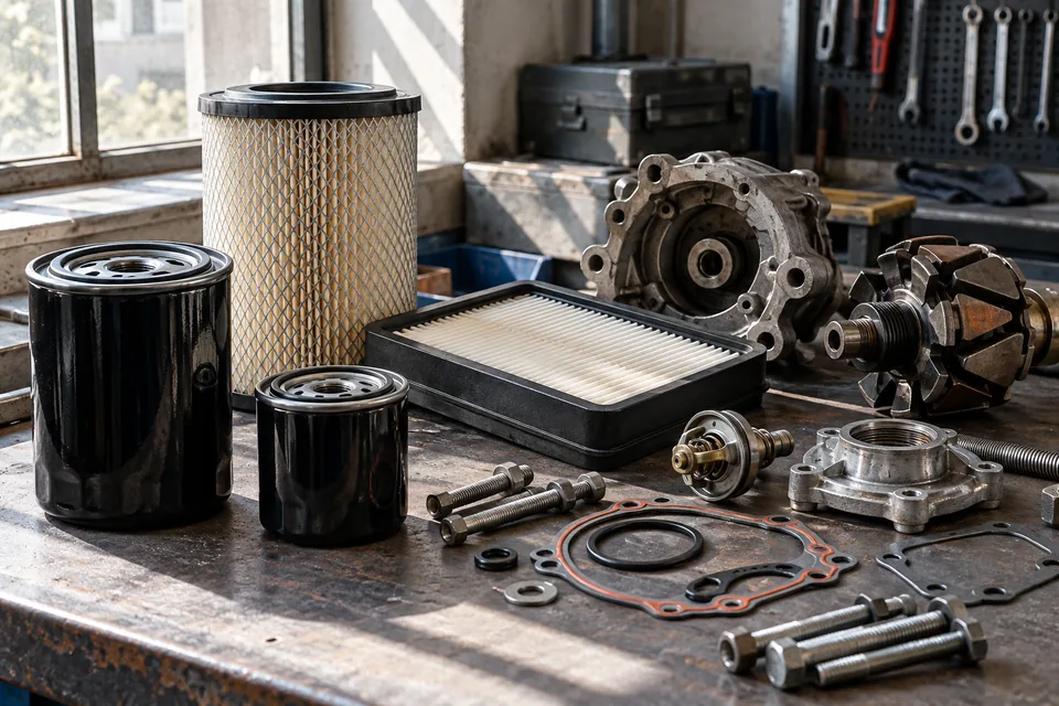 The small details that make a spare part the right part. illustrative cover