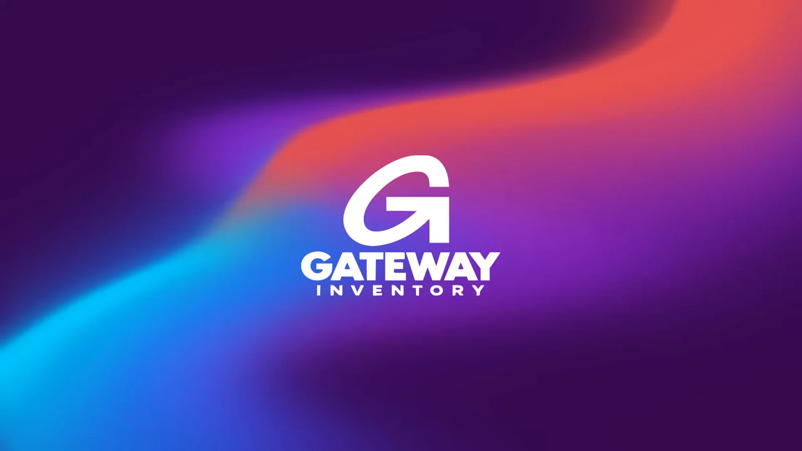 Gateway Inventory logo on a colourful gradient